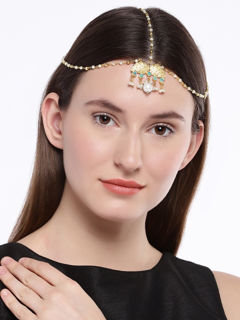 

AccessHer Women Gold-Plated Head Jewellery