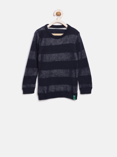

United Colors of Benetton Boys Navy Sweater, Navy blue