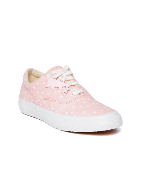 

Keds Women Pink & White Printed Sneakers