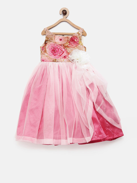 

Pink Cow Girls Pink Fit and Flare Dress