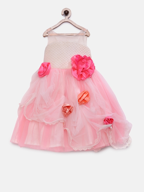 

Pink Cow Girls Pink Fit and Flare Dress