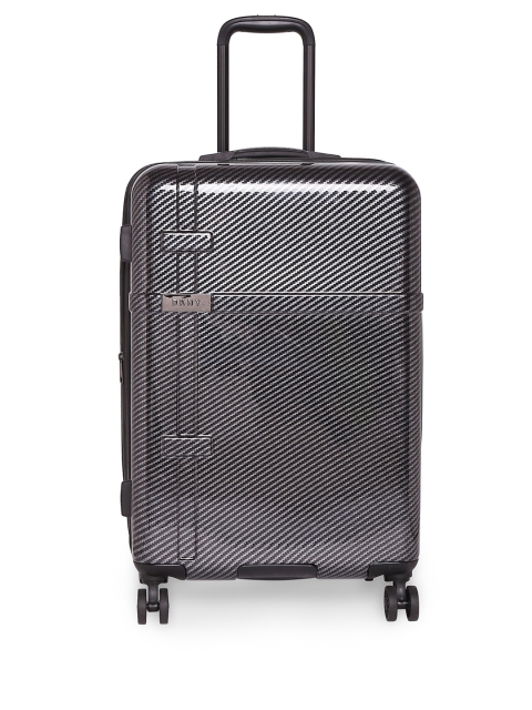 

DKNY Unisex Black & Grey Lavish HS Range Printed Medium Trolley Bag