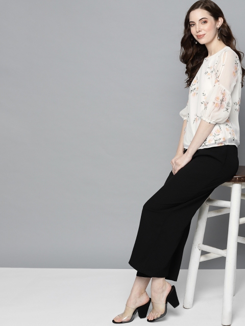 

Carlton London Women White Printed Top