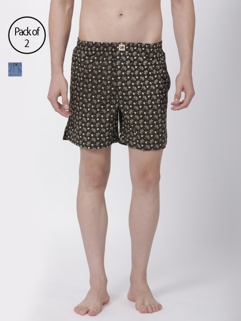 

Urban Dog Men Pack of 2 Assorted Printed Boxers UDBX156_UDBX141