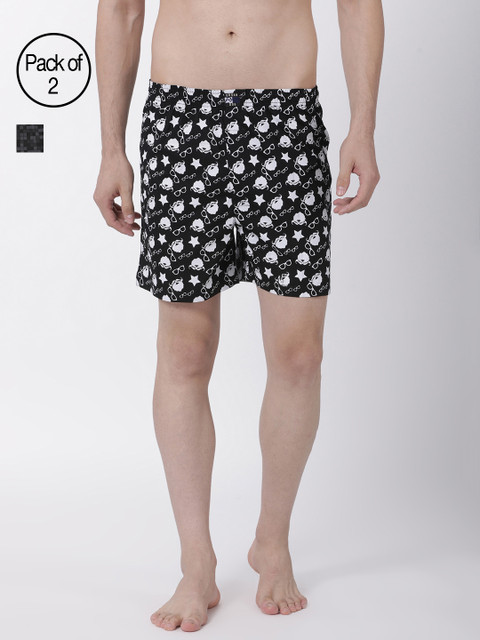 

Urban Dog Men Pack of 2 Assorted Printed Boxers UDBX148_UDBX157