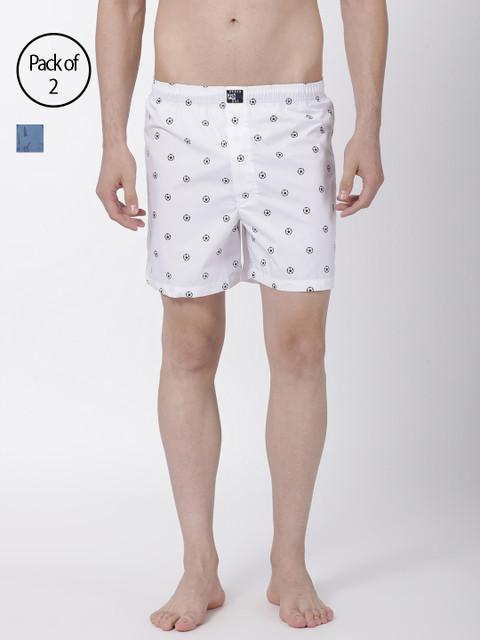 

Urban Dog Men Pack of 2 Assorted Printed Boxers UDBX141_UDBX145