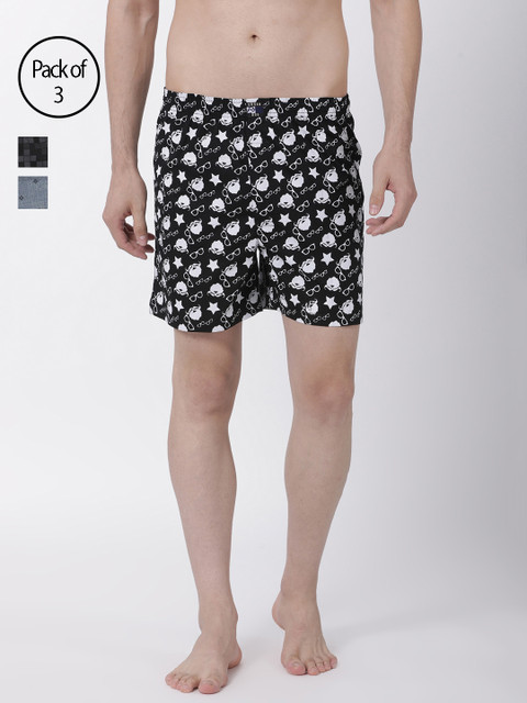 

Urban Dog Men Pack of 3 Assorted Printed Boxers UDBX133_UDBX148