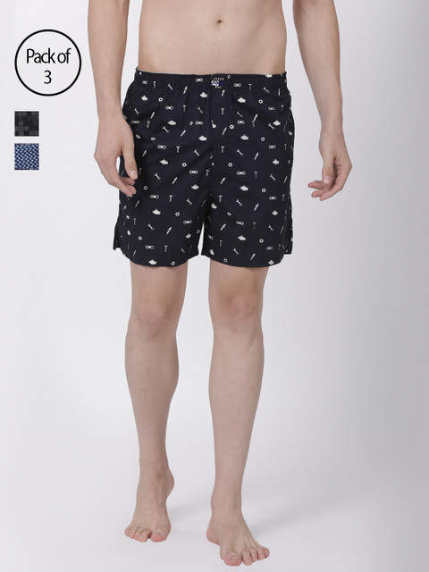 

Urban Dog Men Pack of 3 Assorted Printed Boxers UDBX136_UDBX155