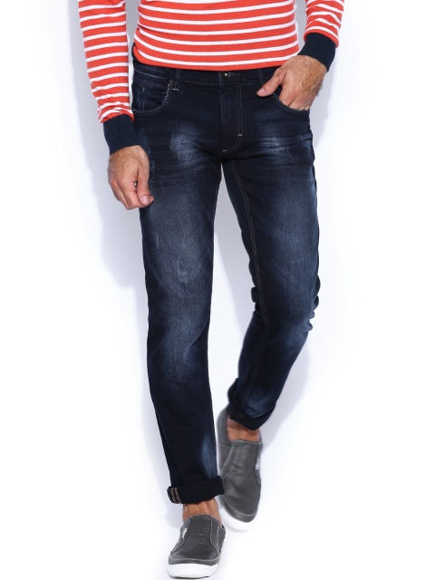 

Blue Label by Flying Machine Navy Slim Jeans