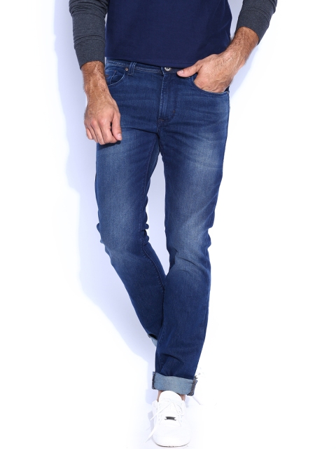 

Flying Machine Blue Washed Michael Slim Tapered Fit Stretchable Jeans