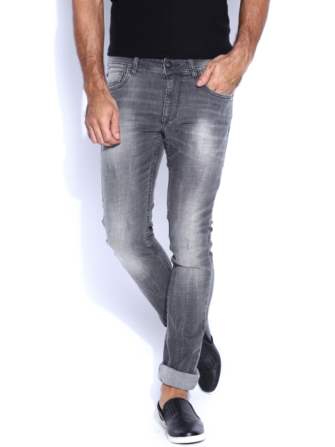 

Flying Machine Grey Jackson Skinny Fit Jeans