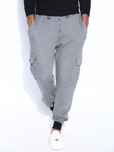 

Flying Machine Grey Melange Track Pants