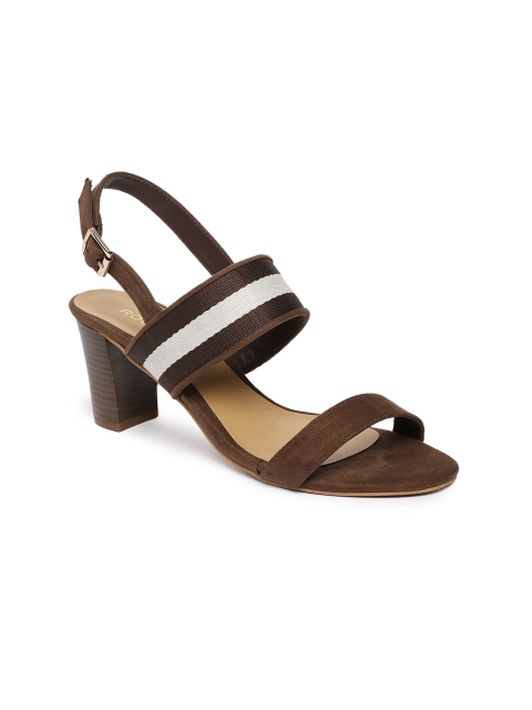 

Rocia Women Brown Striped Sandals