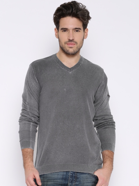 

PUMA Grey Spray-Dyed Sweater