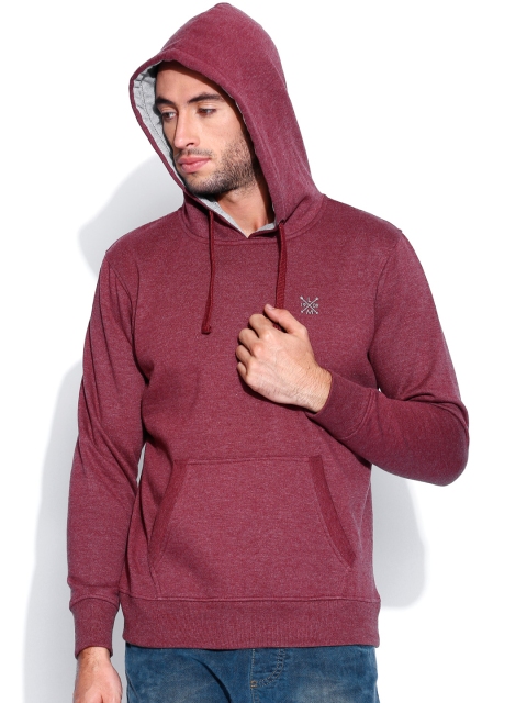 

LOCOMOTIVE Maroon Hooded Sweatshirt