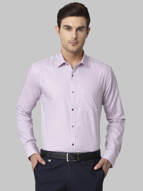 

Park Avenue Men Purple Slim Fit Printed Formal Shirt