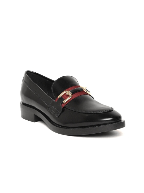 

Geox Women Black Leather Loafers