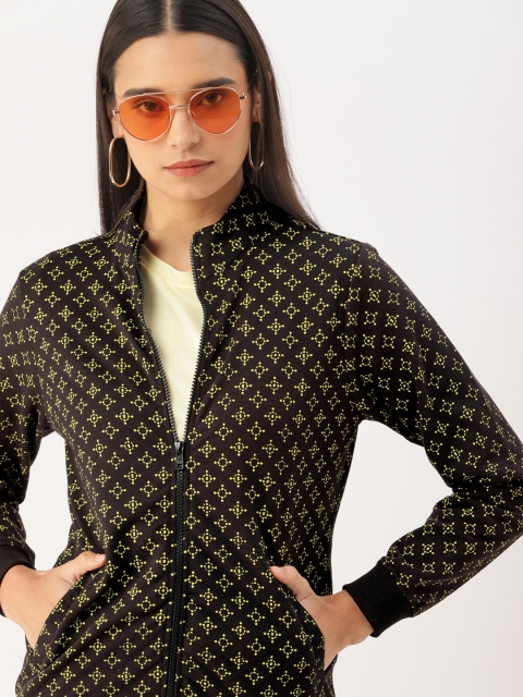 

DressBerry Women Black Printed Sweatshirt