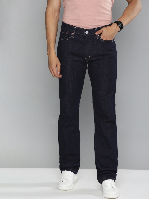 

Levis Men Navy Blue 513 Slim Straight Fit Jeans