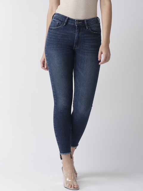 

Marks & Spencer Women Navy Blue Super Skinny Fit Clean Look Stretchable Jeans