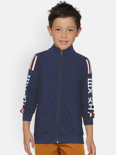 

HRX by Hrithik Roshan Boys Navy Blue Solid Lifestyle Sweatshirt