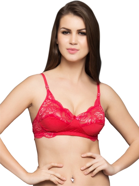 

Clovia Pink Full-Coverage Bra BR0226P3940C