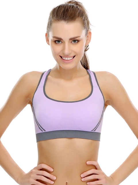 

Clovia Purple Sports Bra BR0332P12S