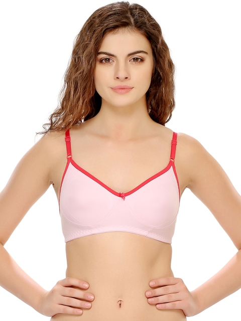 

Clovia Pink Full-Coverage T-shirt Bra BR0334P2240C
