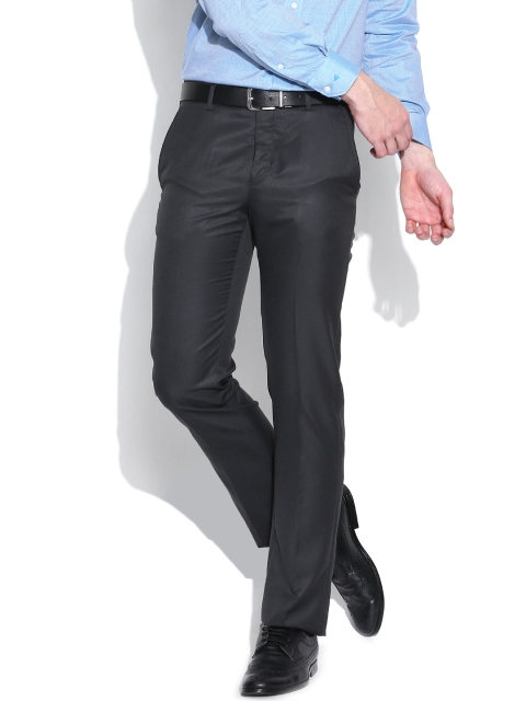 

Van Heusen Charcoal Grey Slim Formal Trousers