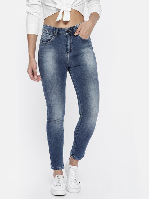 

SPYKAR Women Blue Alexa Super Skinny Fit High-Rise Clean Look Stretchable Jeans