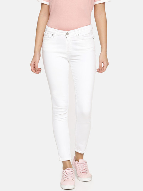 

SPYKAR Women White Adora-Skinny Fit Stretchable Jeans