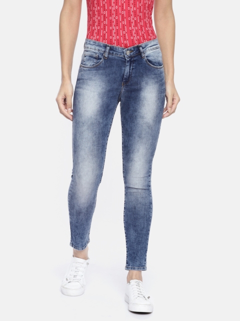 

SPYKAR Women Blue Alicia Super Skinny Fit Low-Rise Clean Look Stretchable Jeans
