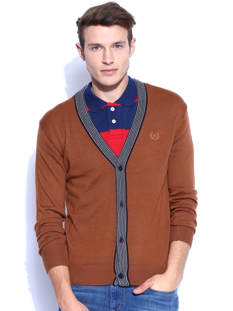 

Arrow Sport Brown Woollen Cardigan