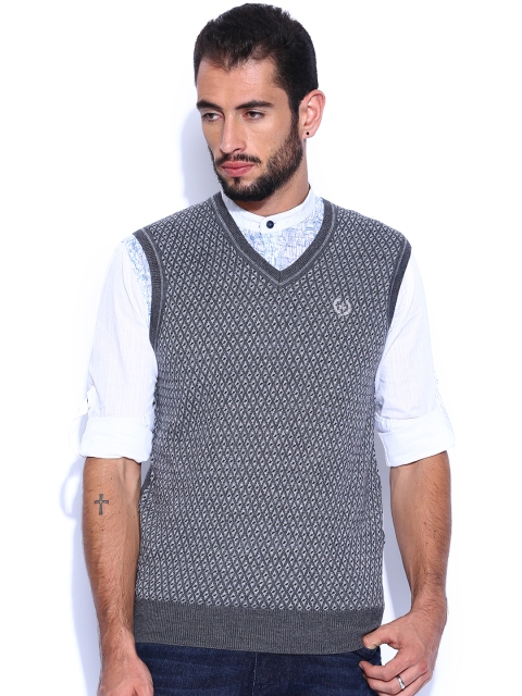 

Arrow Sport Grey Woollen Sweater