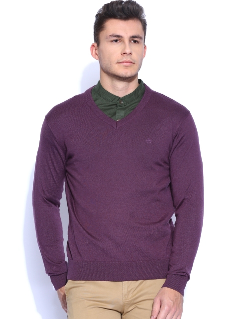 

Arrow Sport Purple Woollen Sweater
