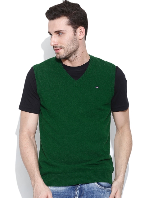 

Arrow Sport Green Lambswool Sleeveless Sweater