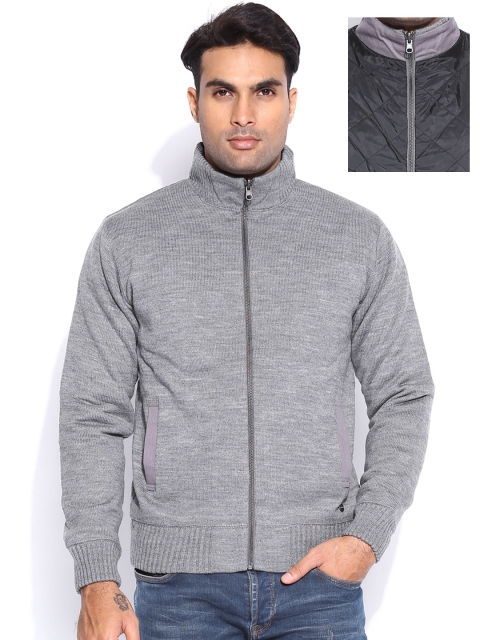 

Arrow New York Grey & Black Padded Reversible Jacket