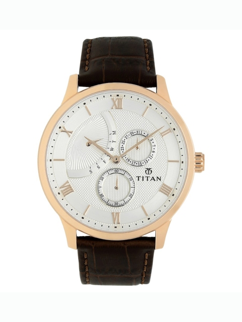

Titan Men White Analogue Watch