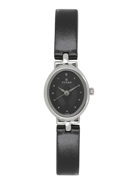

Titan Karishma Gap Filler Women Black Analogue watch NL2594SL01