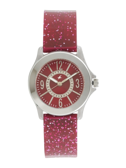 

Fastrack Women Maroon Analogue Watch 9827PP20