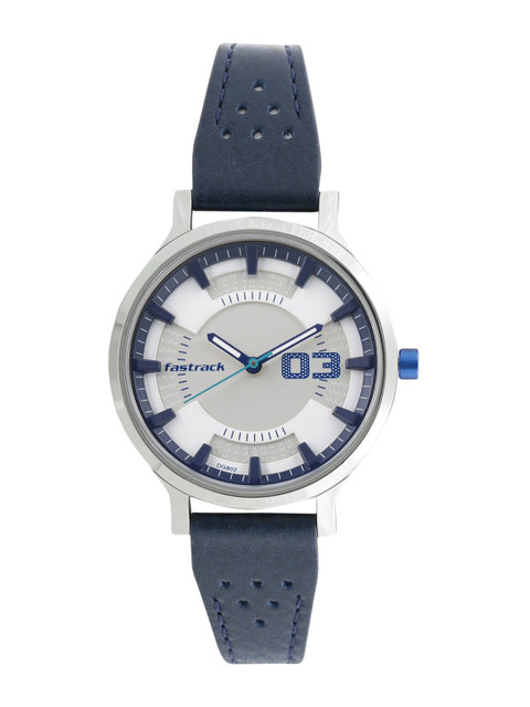

Fastrack Women White & Blue Analogue Watch