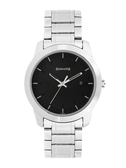 

Sonata Reloaded Men Black Analogue watch 7924SM10