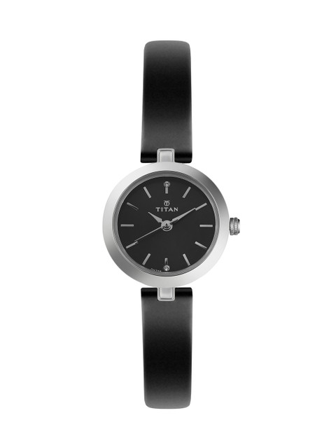

Titan Women Black Analogue Watch 2598SL01