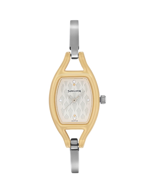 

Sonata Pankh Women White Analogue watch NL8114BM02