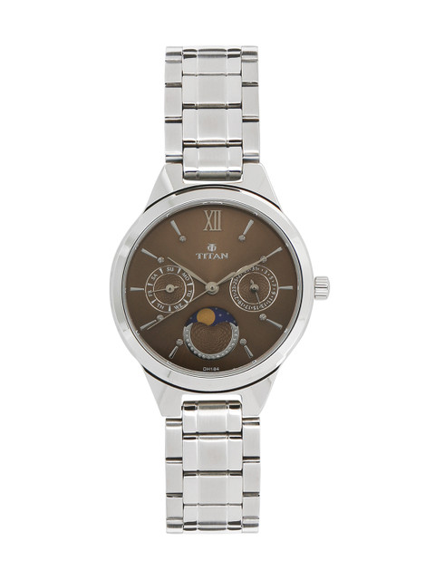 

Titan Women Brown Analogue Watch 2590SM01