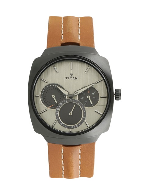 

Titan Men Green Analogue Watch 1754NL01
