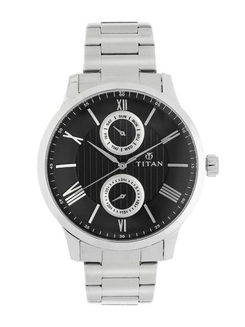 

Titan Men Black Analogue Watch 90100SM01