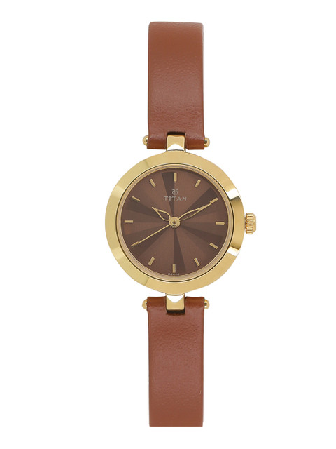 

Titan Women Brown Analogue Watch 2574YL02