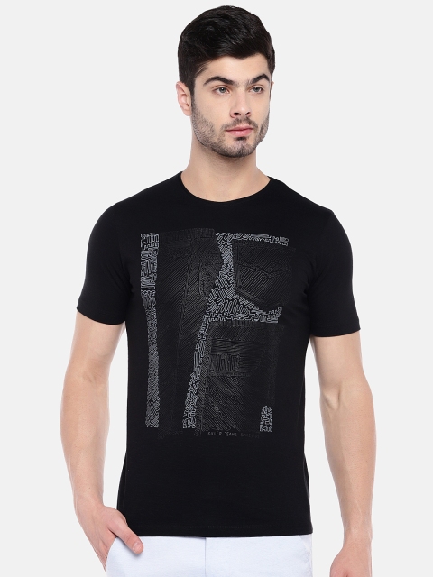 

Killer Men Black Printed Round Neck T-shirt