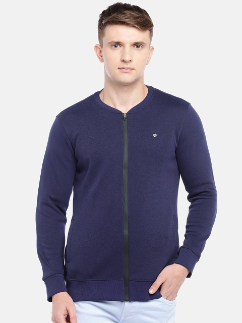 

Killer Men Navy Blue Solid Sweatshirt